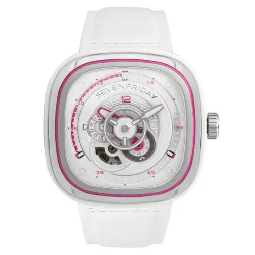 Đồng Hồ Nam SevenFriday P3C/12 Beach Club Màu Trắng