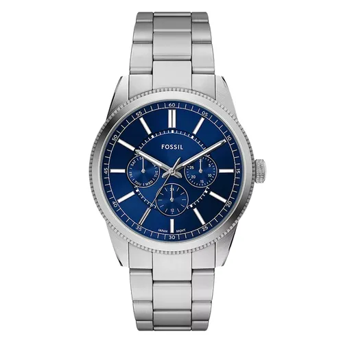 Đồng Hồ Nam Fossil Pearson Multifunction Stainless Steel Watch FS6134 Màu Xanh Bạc