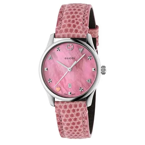 Đồng Hồ Nữ Gucci YA126586 Dial Quartz G-Timeless Pink Màu Hồng