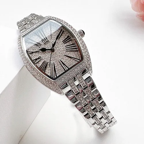 Đồng Hồ Nữ Kemil Lily KM2205-VT-T Silver Tone Màu Bạc