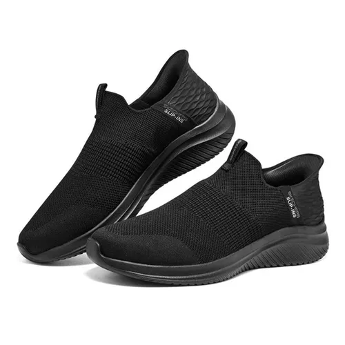 Giày Lười Nam Skechers Ultra Flex 3.0 KN988-6 Black Màu Đen Size 42