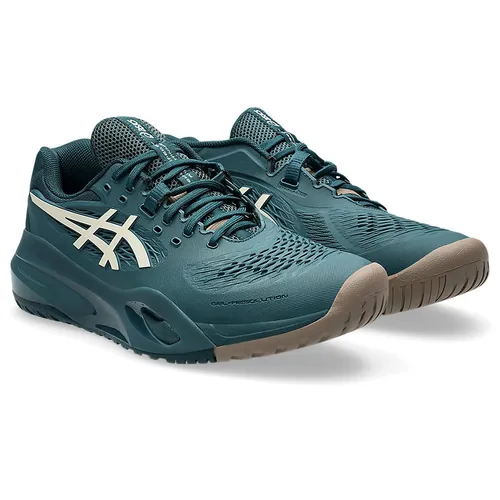 Giày Pickleball Nam Asics Gel-Resolution X Wide 1041A487-300 Màu Xanh Ngọc Size 42