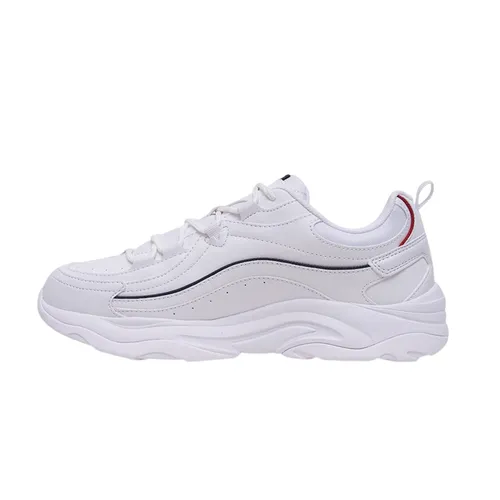 Giày Sneaker Unisex Fila Ray Wave White 1RM02726G-125 Màu Trắng Size 3 US