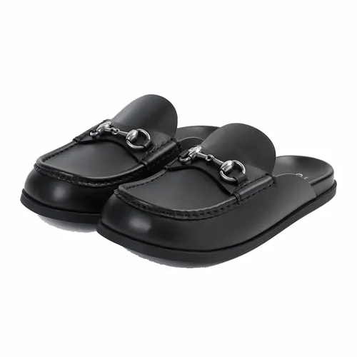 Giày Sục Nam Gucci Horsebit Mules Black 791589-AAAZG-1000 Màu Đen Size 39