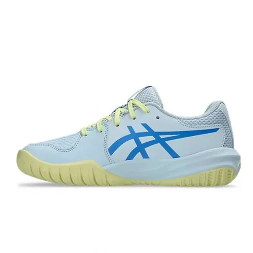 Giày Tennis/Pickleball Asics Gel Resution X GS 1044A081 - 401 Light Blue/Blue Coast Màu Xanh Nhạt Size 36