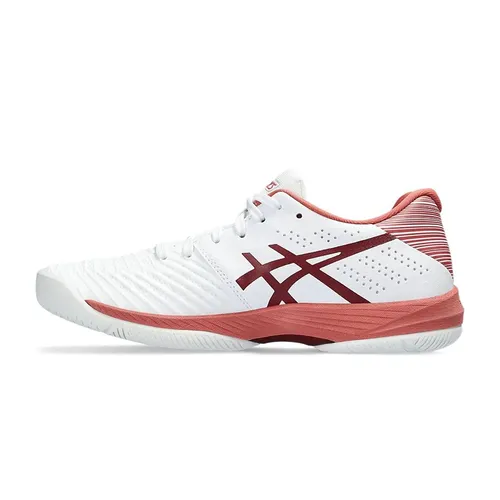 Giày Tennis/Pickleball Asics Wmns Solution Swift FF White Antique Red Phối Màu Size 36
