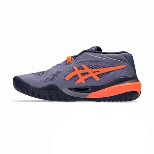 Giày Tennis/ Pickleball Nam Asics Gel Resolution X Greyish Purple/Nova Orange 1041A481-500 Màu Xám Tím Size 39.5