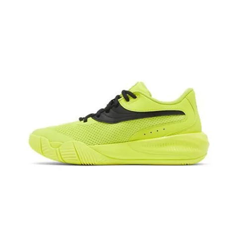 Giày Tennis/Pickleball Nam Puma Triple Yellow Glow Volt Black Men Basketball 195217-03 Màu Xanh Size 39