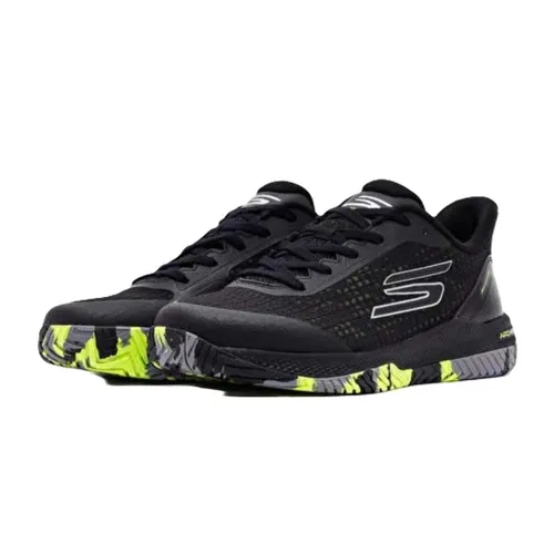 Giày Tennis/Pickleball Nam Skechers Go Black Green 246069C-BLK Màu Đen Size 40