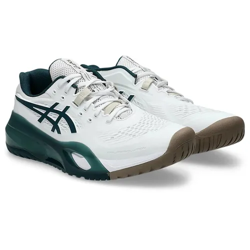 Giày Thể Thao Nam Asics Gel-Resolution X White Saxon Green 1041A481-111 Màu Trắng Size 43.5