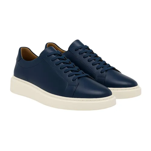 Giày Thể Thao Nam Duca Di Morrone FABRIZIO_PELLE_BLU Màu Xanh Blue Size 40
