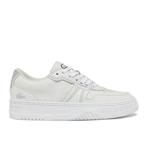 Giày Thể Thao Nam Lacoste L001 Leather Trainers White/Off White Màu Trắng Size 39.5