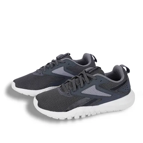 Giày Thể Thao Unisex Reebook Training Shoes Flexagon Energy TR 4.0 Textile Chunky Sole High Neck Lace Up Grey Màu Xám Size 38