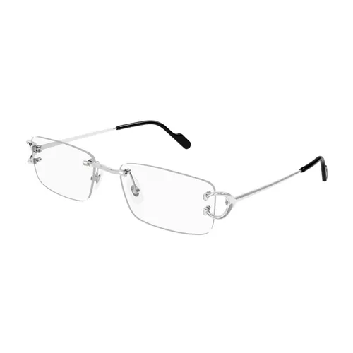 Gọng Kính Nam Cartier CT0344O 002 Màu Bạc