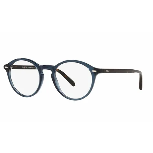 Gọng Kính Nam Ralph Lauren Shiny Transp Navy Blue Eyeglasses PH2246 5470 Màu Xanh Navy