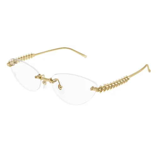Gọng Kính Nữ Cartier CT0565O 001 Màu Vàng Gold