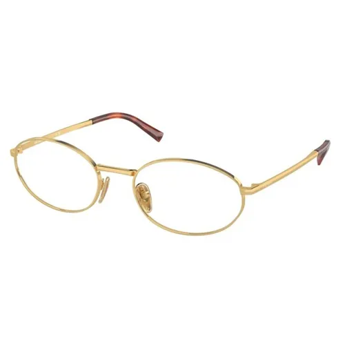 Gọng Kính Nữ Prada PR A57V 5AK1O1 Màu Vàng Gold
