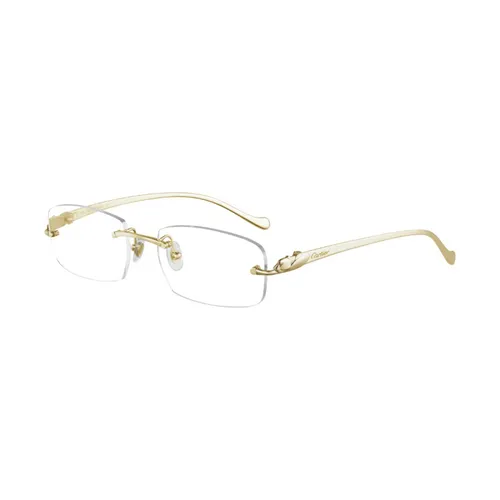 Gọng Kính Unisex Cartier CT0061O 002 Màu Vàng Gold