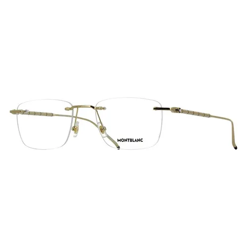 Kính Mắt Cận Unisex Montblanc MB0215O 001 Màu Vàng Gold
