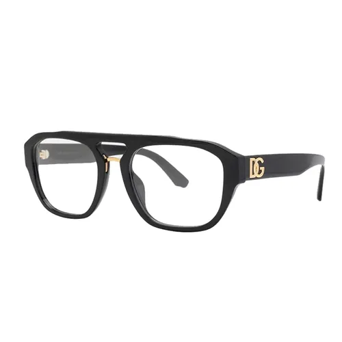 Kính Mắt Cận Unisex Dolce & Gabbana D&G Tag Gold DG3415 501 Màu Đen