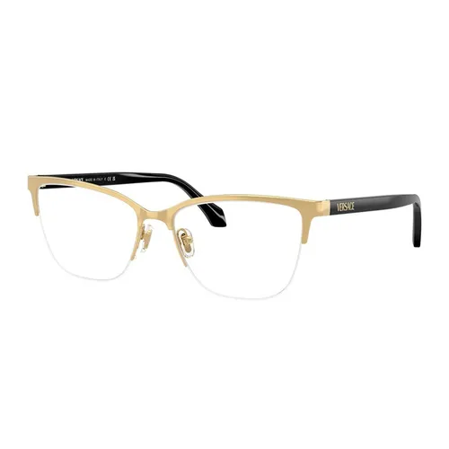 Kính Mắt Cận Versace Eyeglasses VE1304 1002 Màu Đen/Vàng