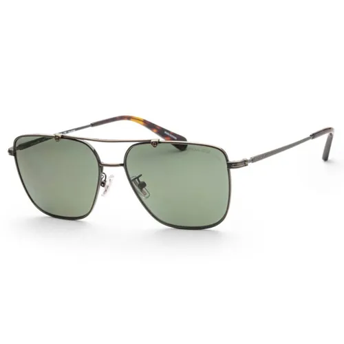 Kính Mát Nam Coach Men's Sunglasses HC7137-93339A Màu Xanh Green