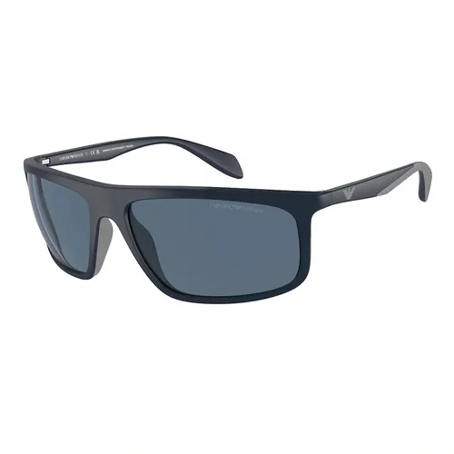 Kính Mát Nam Emporio Armani Matte Blue/Rubber Grey EA4212U 508880 Màu Xanh Đen