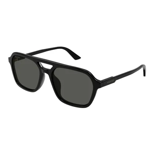 Kính Mát Nam Gucci Sunglass GG1819S 001 Màu Xám/Đen