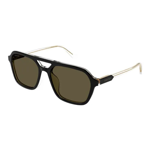 Kính Mát Nam Gucci Sunglass GG1823SA 003 Màu Nâu/Đen