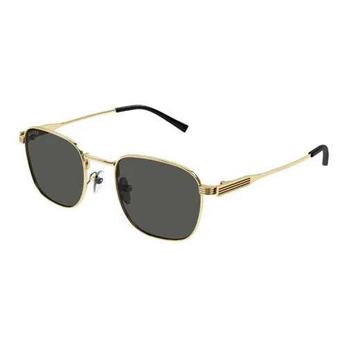 Kính Mát Nam Gucci Sunglass GG1876S 001 Màu Xám/Gold