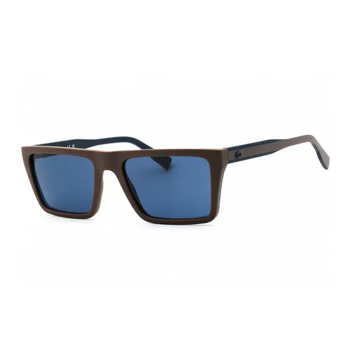 Kính Mát Nam Lacoste Blue Rectangular Men Sunglasses L6009S 210 56 Màu Xanh Blue