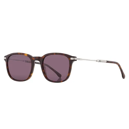 Kính Mát Nam Lacoste Square Men Sunglasses L992S 240 51 Màu Xám/Havana