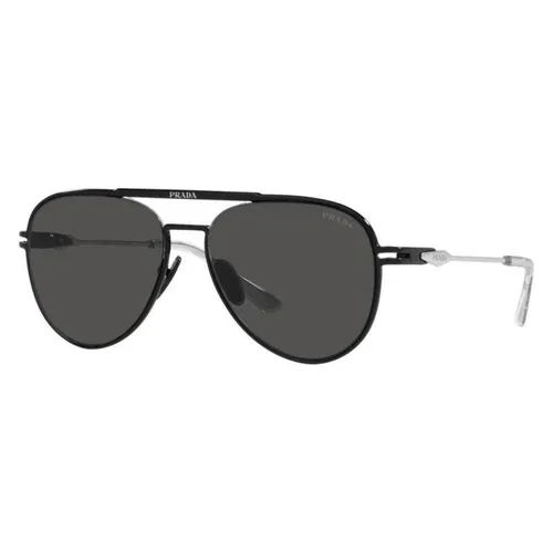 Kính Mát Nam Prada Fashion 57mm Matte Black Sunglasses PR-54ZS-1BO5S0 Màu Đen Xám