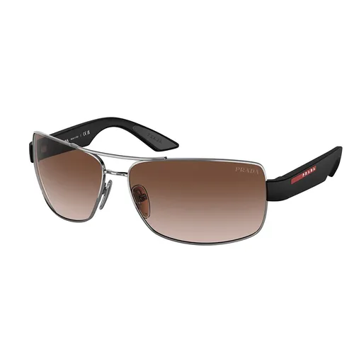 Kính Mát Nam Prada Linea Rossa Sunglasses PS 50ZS 5AV02P Màu Nâu/Đen
