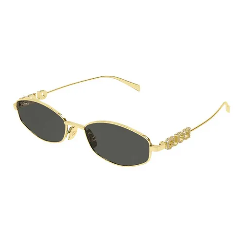 Kính Mát Nữ Gucci GG1802S 001 Màu Xám Vàng