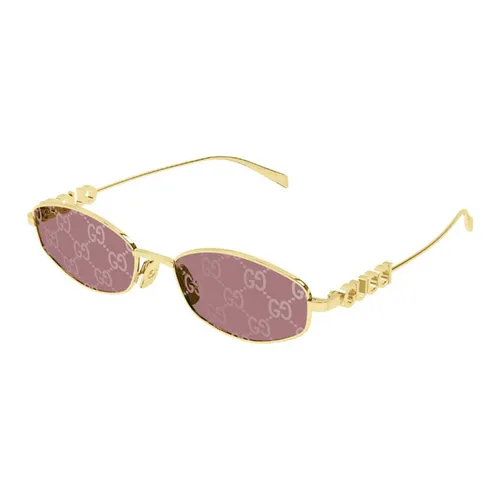 Kính Mát Nữ Gucci Sunglasses GG1802S 002 Màu Hồng Vàng