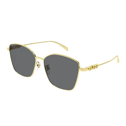 Kính Mát Nữ Gucci Sunglasses GG1805SA 001 Màu Xám Vàng