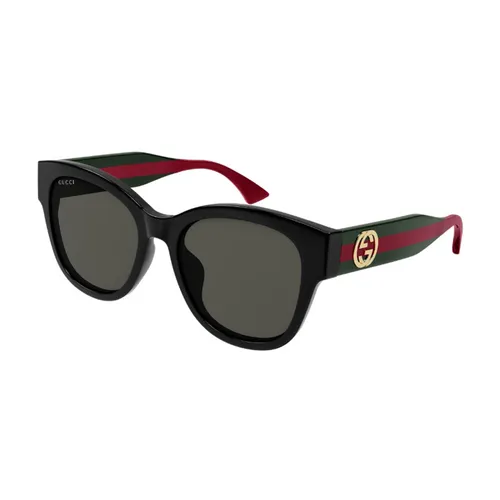 Kính Mát Nữ Gucci Sunglasses GG1866SK 001 Màu Đen Xám