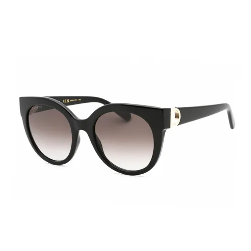 Kính Mát Nữ Salvatore Ferragamo Cat Eye Sunglasses SF1031S 001 Màu Xám/Đen