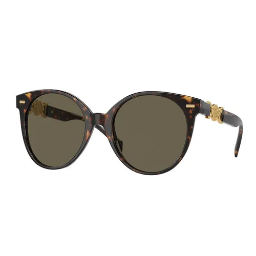 Kính Mát Nữ Versace Sunglasses VE4442 108/3 Màu Xám/Havana