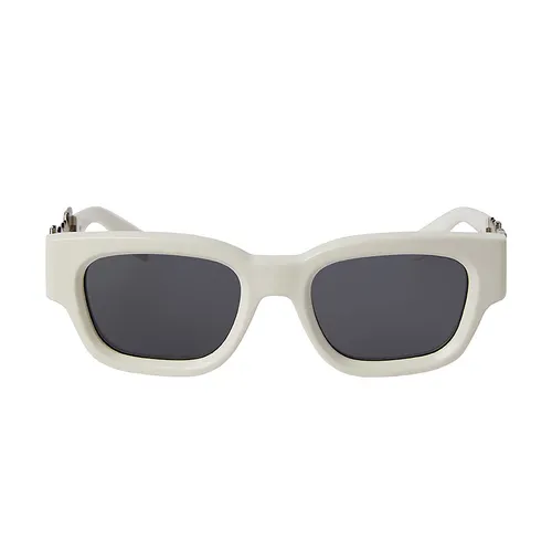 Kính Mát Palm Angels Sunglasses Posey White Màu Trắng Xám
