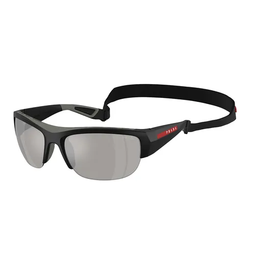Kính Mát Nam Prada Linea Rossa Sunglasses PS A01S 1BO05A Màu Xám/Đen