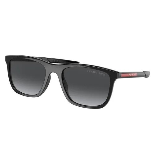 Kính Mát Prada Linea Rossa Sunglasses PS 10WS 1AB06G Màu Xám/Đen