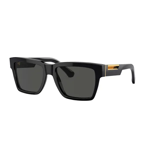 Kính Mát Unisex Dolce & Gabbana D&G Tag Gold DG3389 501 Màu Đen