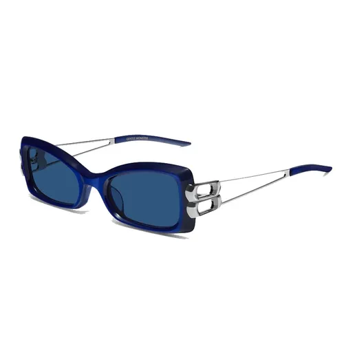 Kính Mát Unisex Gentle Monster GM Nemesis BLC8 Màu Xanh Bạc