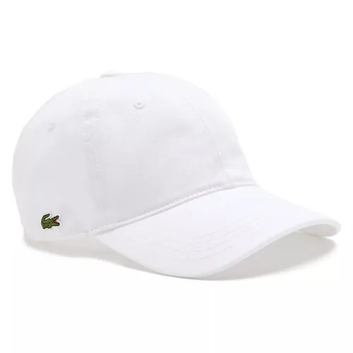 Mũ Lacoste Organic Cotton Twill Unisex Cap RK0440 001 Màu Trắng