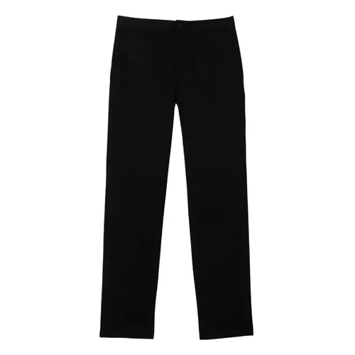 Quần Dài Nam Lacoste Cotton Gabardine HH8946 031 Màu Đen Size 34