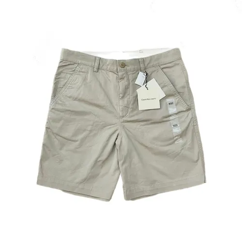 Quần Short Nam Calvin Klein CK 4RB616G 200 Màu Be Nhạt Size 29