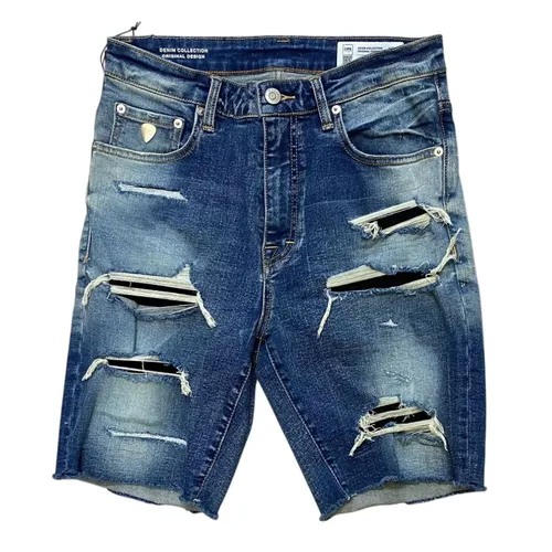 Quần Short Nam CPS Chaps Denim Collection Original Design Màu Xanh Size 30