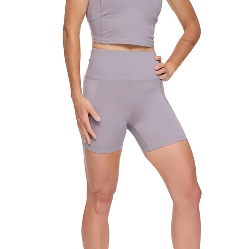 Quần Short Nữ Hoka One One Elaro 5" Bike Shorts Purple 1141761-ASTRL Màu Tím Size XS